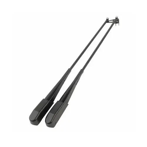 Windshield Wiper Pantograph Arm with Adjustable Dual Springs 20 3/4 to 25 5/8" Adjustable Tip Stainless Steel Black Windshield Wiper Pantograph Arm with Adjustable Dual Springs 20 3/4 to 25 5/8" Adjustable Tip Stainless Steel Black