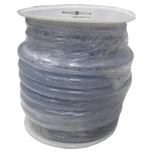 Braided PVC Tubing, 5/8" ID x 7/8" OD, 75 ft Braided PVC Tubing, 5/8" ID x 7/8" OD, 75 ft