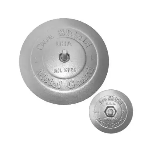 Rudder Button Anode, 3/4" Thickness, 3 3/4" O.D., 1.850 lb. Rudder Button Anode, 3/4" Thickness, 3 3/4" O.D., 1.850 lb.