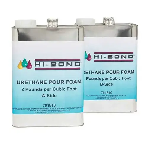 Hi-Bond Pour Foam 2 Gallon Set, 2 lbs. Clear Hi-Bond Pour Foam 2 Gallon Set, 2 lbs. Clear