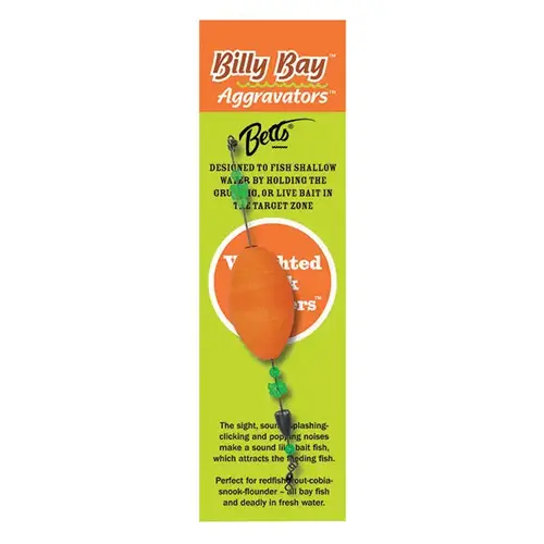 3" Weighted Click Clackers Aggravator Rig Orange 3" Weighted Click Clackers Aggravator Rig Orange