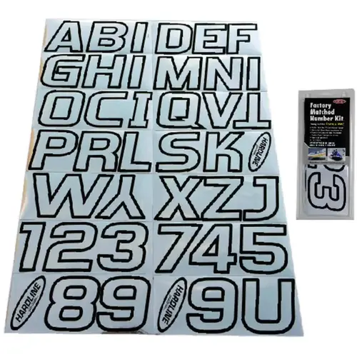 3" Block Lettering Kit Chrome/Black 3" Block Lettering Kit Chrome/Black