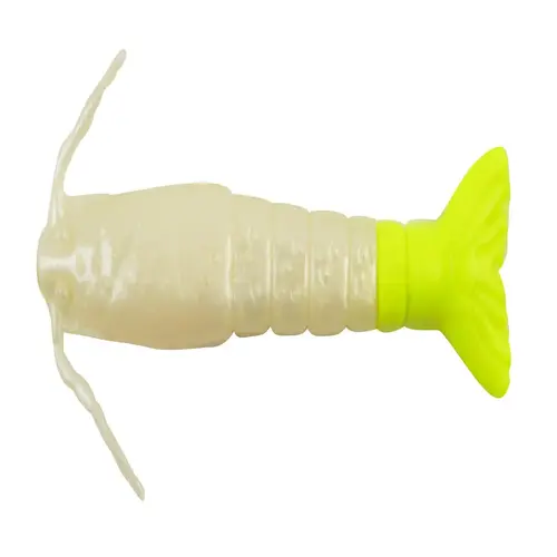 Gulp! Saltwater Shrimp Pearl White/Chartreuse Gulp! Saltwater Shrimp Pearl White/Chartreuse