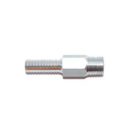 Fuel Hose Barb, P/H, 3/8M, Nptx3/8, Aluminum, Male Fuel Hose Barb, P/H, 3/8M, Nptx3/8, Aluminum, Male