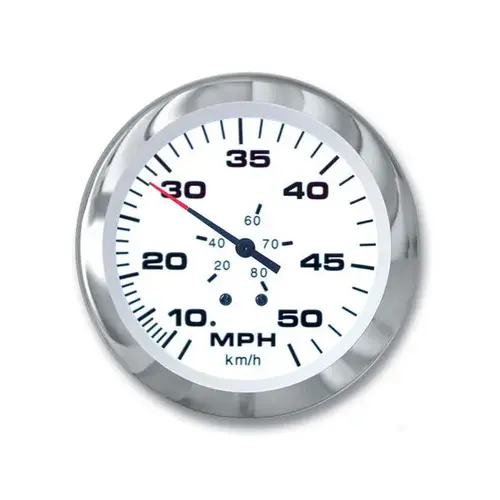 Lido Series Speedometer Kit, 50 mph White Lido Series Speedometer Kit, 50 mph White