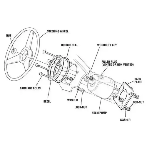 BACK MOUNT KIT FOR SEASTAR BACK MOUNT KIT FOR SEASTAR