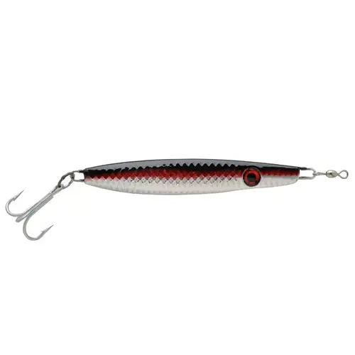 3oz. Sassin Jig, Silver/Black/Red 3oz. Sassin Jig, Silver/Black/Red