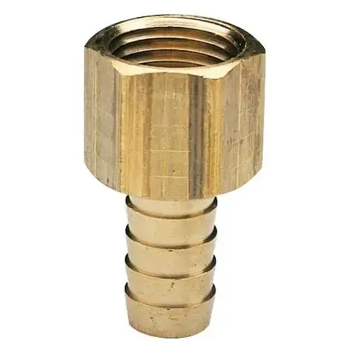 Fuel Hose Barb, P/H, 1/4F, Nptx3/8, Brass, Female Fuel Hose Barb, P/H, 1/4F, Nptx3/8, Brass, Female