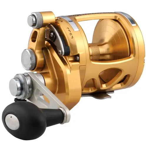 International 16VIS 2-Speed Conventional Reel, Gold International 16VIS 2-Speed Conventional Reel, Gold