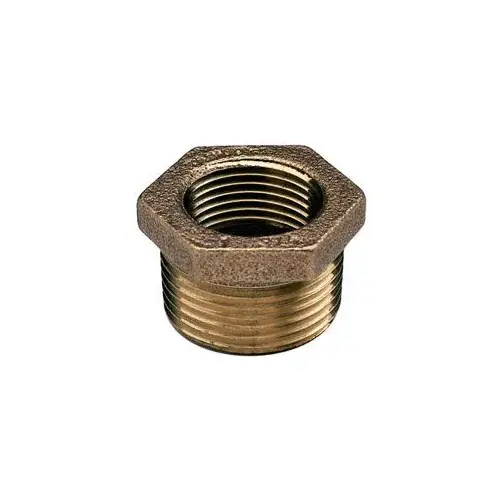 Bronze Hex Bushing from 1/4" to 1/8" Bronze Hex Bushing from 1/4" to 1/8"