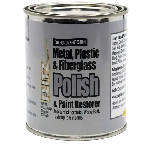 Metal, Plastic & Fiberglass Polish Cream Paste, 16 oz. Metal, Plastic & Fiberglass Polish Cream Paste, 16 oz.
