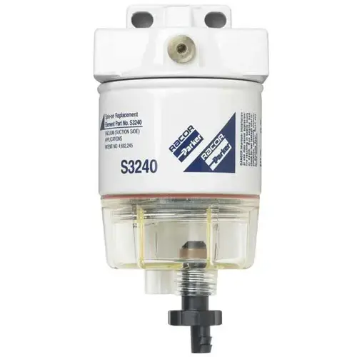 120R-RAC-01 Spin-On Fuel Filter/Water Separator, 30 GPH, 10 Micron 120R-RAC-01 Spin-On Fuel Filter/Water Separator, 30 GPH, 10 Micron