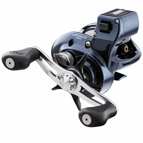 Lexa LC100HL Line Counter Left-Hand Baitcasting Reel Lexa LC100HL Line Counter Left-Hand Baitcasting Reel