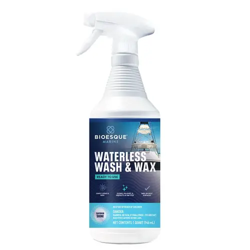 Marine Waterless Wash & Wax, 1 Quart Marine Waterless Wash & Wax, 1 Quart