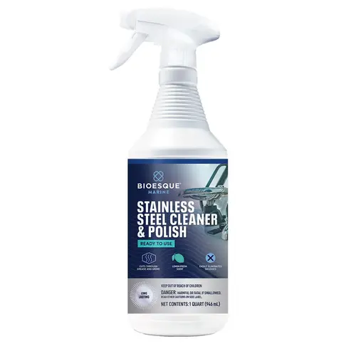Marine Stainless Steel Cleaner & Polish, 1 Quart Marine Stainless Steel Cleaner & Polish, 1 Quart