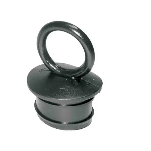 Baitwell Drain Plug - 1-1/2" Black Baitwell Drain Plug - 1-1/2" Black