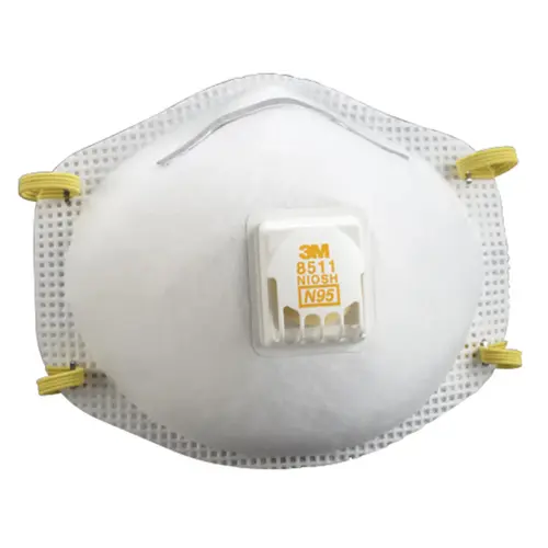 8511 Particulate Respirator with Valve, 10-Pack 8511 Particulate Respirator with Valve, 10-Pack