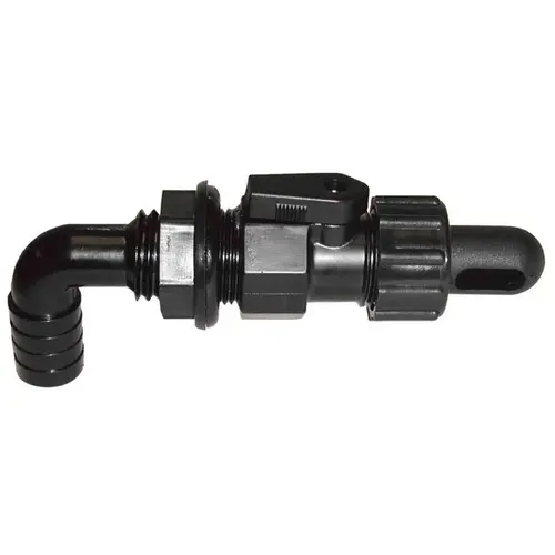 Aerator Spray Head / Wash Down Combo Fitting - 90 degree - Black Aerator Spray Head / Wash Down Combo Fitting - 90 degree - Black