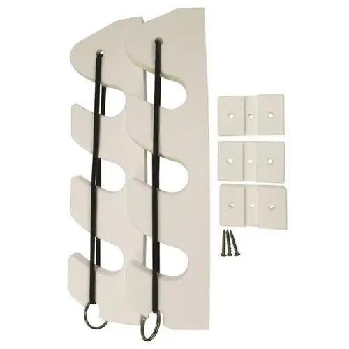 3-Rod Bungee Rod Holder White 3-Rod Bungee Rod Holder White