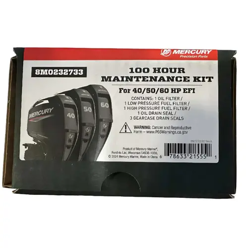 Mercury 40-60hp FourStroke EFI 100 Hour Maintenance Kit Mercury 40-60hp FourStroke EFI 100 Hour Maintenance Kit