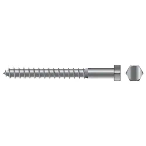 3/8" X 1" Stainless Steel Socket Lag Screws, 25-Pack 3/8" X 1" Stainless Steel Socket Lag Screws, 25-Pack