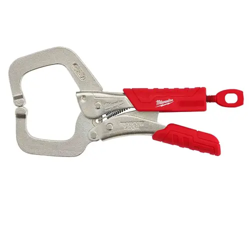 6" Locking Clamp With Regular Jaws And Durable Grip 6" Locking Clamp With Regular Jaws And Durable Grip