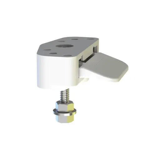 Concealed Sundeck Latch, Nylon, 2-3/4" Pin, White Concealed Sundeck Latch, Nylon, 2-3/4" Pin, White