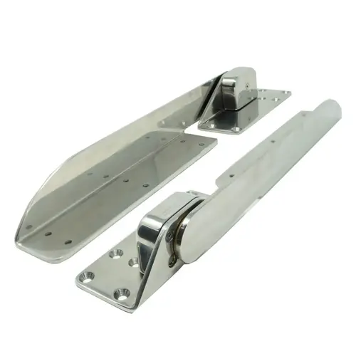 Command Ratchet Hinge, 18-1/2", 316 Stainless Steel, Polished, Pack of 2 Command Ratchet Hinge, 18-1/2", 316 Stainless Steel, Polished, Pack of 2