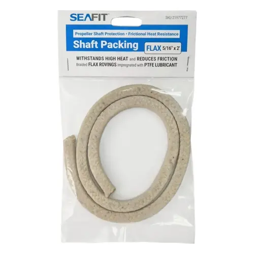 5/6" PTFE Flax Shaft Packing, 2 ft 5/6" PTFE Flax Shaft Packing, 2 ft