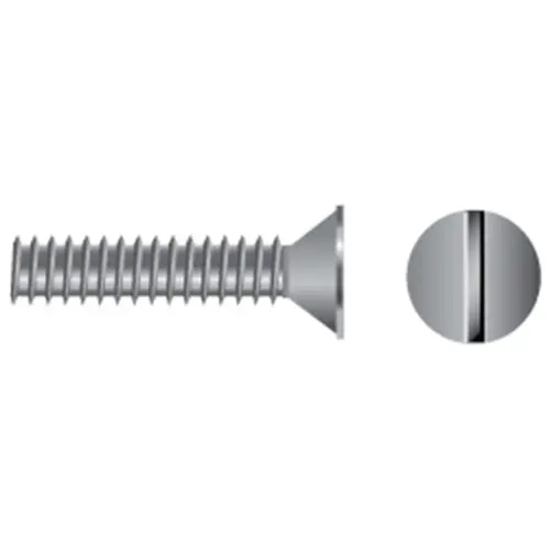 5/16-18 X 6" Stainless Steel Slotted Flat Head Coarse Thread Machine Screws, 5-Pack 5/16-18 X 6" Stainless Steel Slotted Flat Head Coarse Thread Machine Screws, 5-Pack
