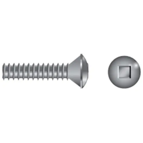 1/4-20 X 3" Stainless Steel Square Drive Oval-Head Machine Screws, 25-Pack 1/4-20 X 3" Stainless Steel Square Drive Oval-Head Machine Screws, 25-Pack