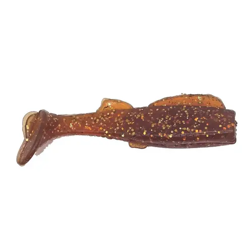 GoblinShad Softbaits Rootbeer Gold Glitter GoblinShad Softbaits Rootbeer Gold Glitter