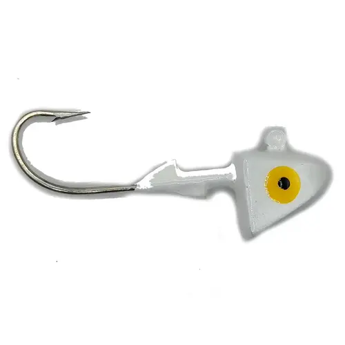 SaltRaid Shad Jigheads White SaltRaid Shad Jigheads White