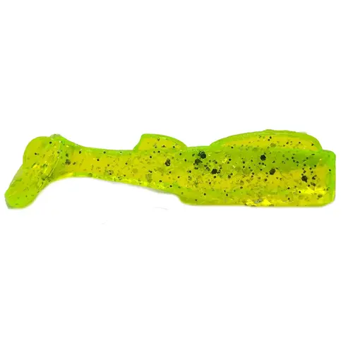 GoblinShad Softbaits Chartreuse Silver Glitter GoblinShad Softbaits Chartreuse Silver Glitter