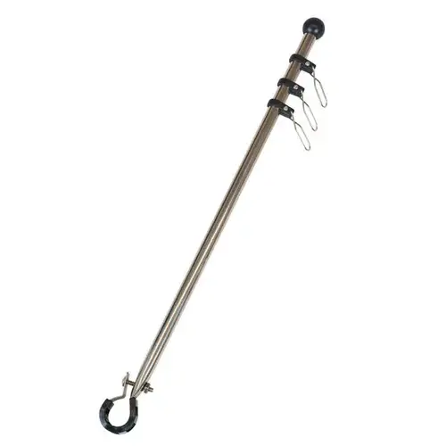 Stainless Steel Flag Staff with Integral Mount Stainless Steel Flag Staff with Integral Mount