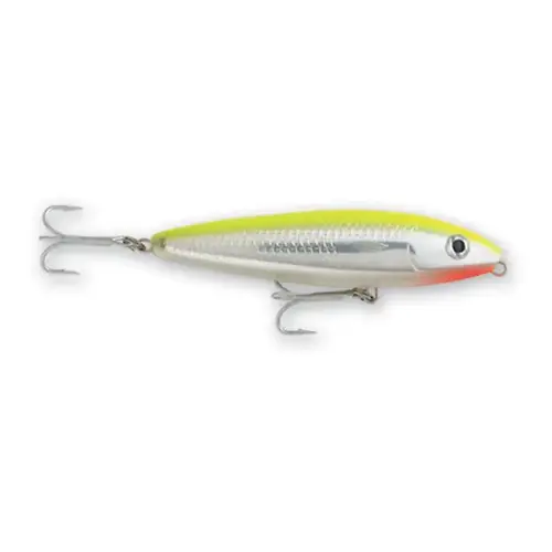 Saltwater Skitter Walk Fishing Lure, 4 3/8" Hot Chartreuse Saltwater Skitter Walk Fishing Lure, 4 3/8" Hot Chartreuse