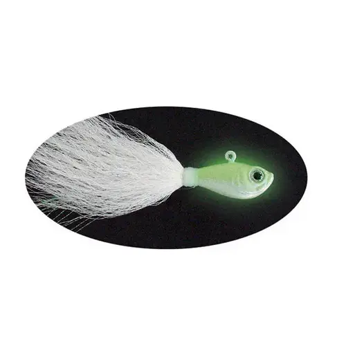 Prime Bucktail Jig, 3 oz. Glow Prime Bucktail Jig, 3 oz. Glow