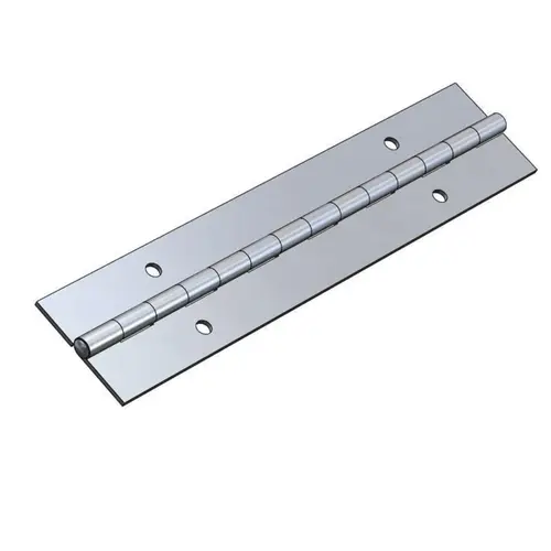 Piano Hinge, 1 1/4" x 72" x .40", Stainless Annealed Drilled Piano Hinge, 1 1/4" x 72" x .40", Stainless Annealed Drilled
