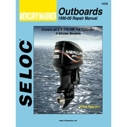 Repair Manual - Mercury/Mariner Outboards, 1990-2000, All 2-stroke engines, 2.5-275HP Repair Manual - Mercury/Mariner Outboards, 1990-2000, All 2-stroke engines, 2.5-275HP