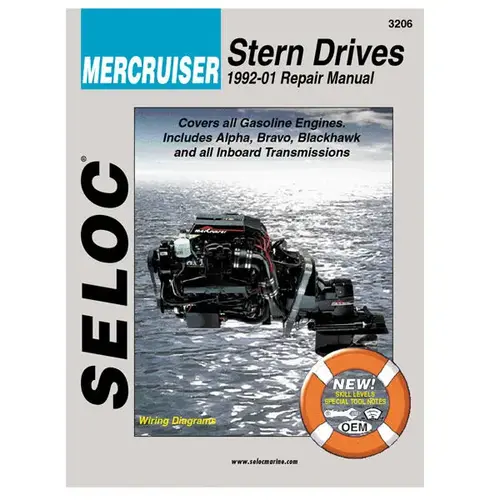 Repair Manual - MerCruiser Stern Drive, 1992-2000, All gas engines, all HP Repair Manual - MerCruiser Stern Drive, 1992-2000, All gas engines, all HP