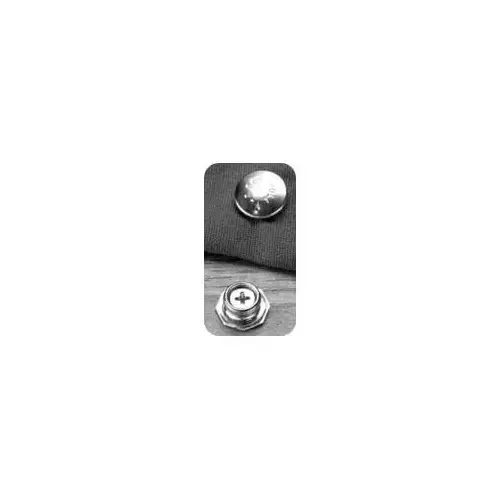 Male Fastener on Wood Screw, 4-Pack Silver Male Fastener on Wood Screw, 4-Pack Silver