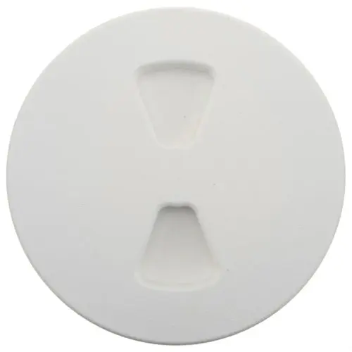 4" Sure-Seal Screw Out Deck Plate, Polar White 4" Sure-Seal Screw Out Deck Plate, Polar White