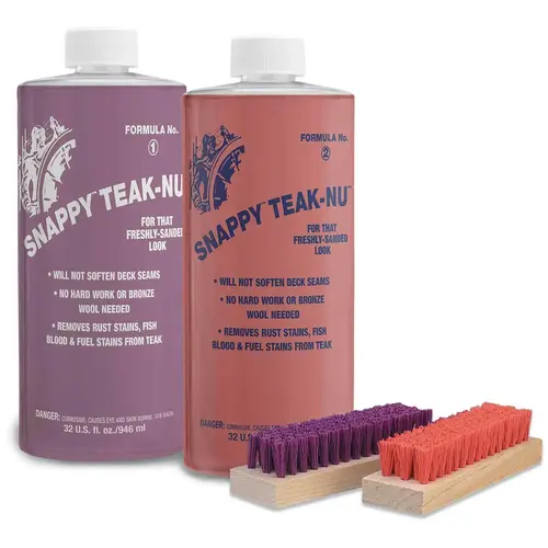 Snappy Teak-Nu Two Step Teak Cleaning Kit Snappy Teak-Nu Two Step Teak Cleaning Kit