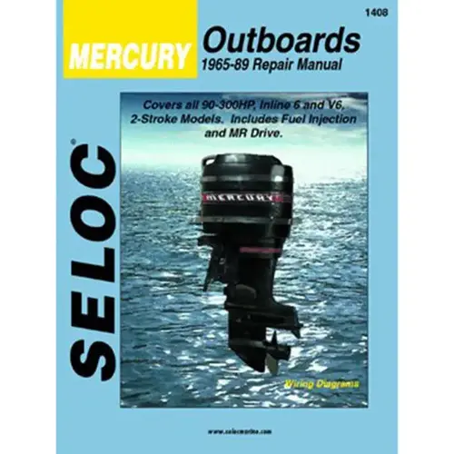 Repair Manual - Mercury Outboard 1965-89, L6, V6, 90-300HP Repair Manual - Mercury Outboard 1965-89, L6, V6, 90-300HP