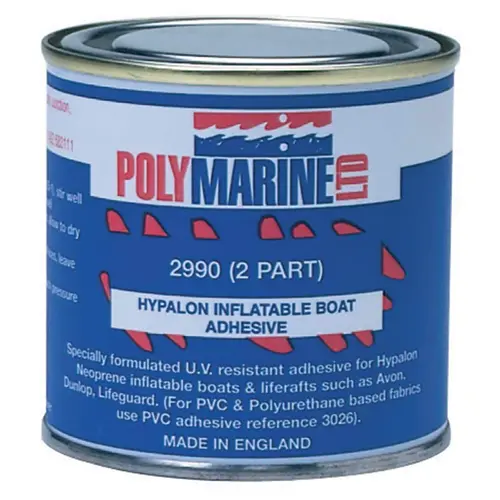 2-Part Hypalon Inflatable Boat Adhesive, 250mL & Bottle of Hardener 2-Part Hypalon Inflatable Boat Adhesive, 250mL & Bottle of Hardener