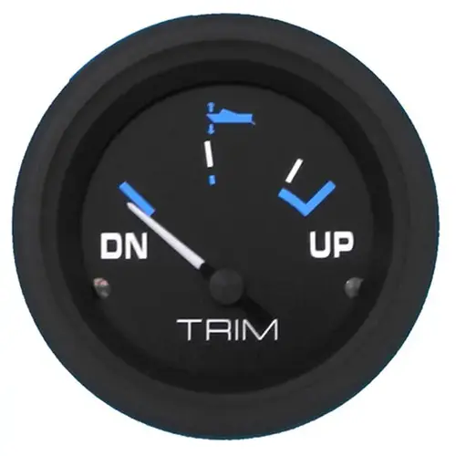 Eclipse Series Trim Gauge, Evinrude/Johnson Outboards Black Eclipse Series Trim Gauge, Evinrude/Johnson Outboards Black