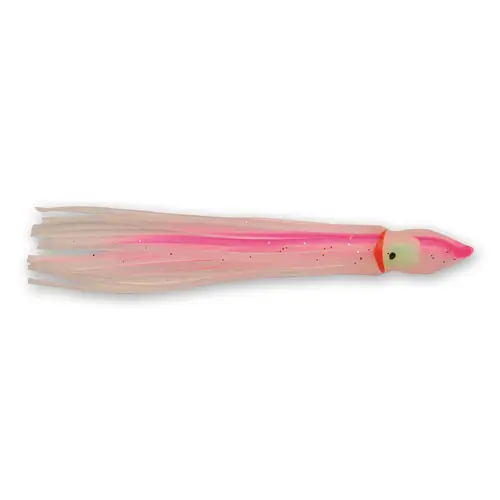 Sunrise Squid Trolling Lures Glow Pink Clear Sunrise Squid Trolling Lures Glow Pink Clear