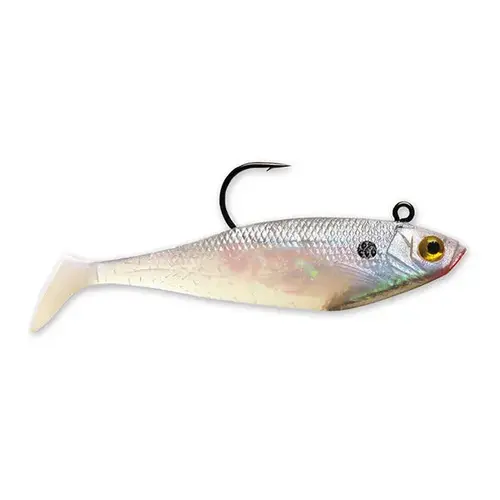 WildEye Live Swim Shad Fishing Lure, 5" Pearl WildEye Live Swim Shad Fishing Lure, 5" Pearl