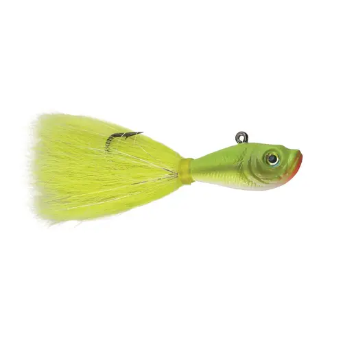 Prime Bucktail Jig, 6 oz. Crazy Chartreuse Prime Bucktail Jig, 6 oz. Crazy Chartreuse