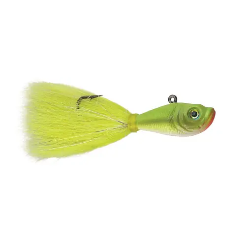 Prime Bucktail Jig, 3 oz. Crazy Chartreuse Prime Bucktail Jig, 3 oz. Crazy Chartreuse